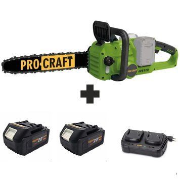 Акумуляторна ланцюгова пила Procraft PCA42/2 (з  2шт.АКБ 20/4 та ЗП) 2834074748 фото
